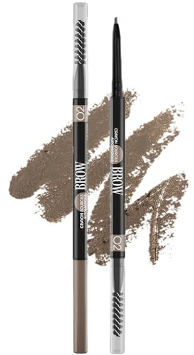 VIVIENNE SABO Brow Arcade Automatik Augenbrauenstift 02 Chocolate Brown – Wischfester Konturenstift Wachs-Formel Mit Bürstchen Microblading Effekt Langanhaltendes Make-Up Feine Spitze Styling