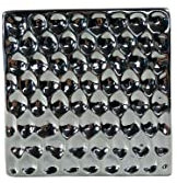 Blumentopf Übertopf Pflanzentopf Topf Keramik Silber 'Bubbles' Größe: 10-17cm (12x12x12cm)