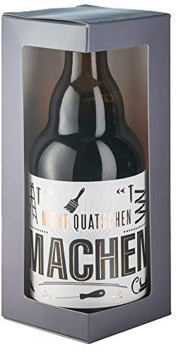 Jack's Bierflasche Heimwerker/Handwerker NICHT QUATSCHEN/MACHEN'' mit Geschenkverpackung 0,33 l/Männergeschenk/Zum Geburtstag/Party/