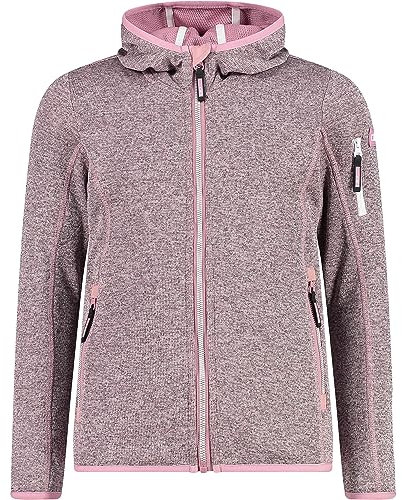 CMP Kinder Knitted Hoodie Jacke, Fard-Lighter, 164