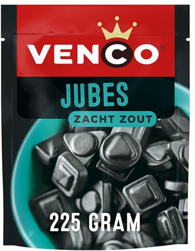 10x Venco Jubes 225g I Weiche Salzige Lakritz aus den Niederlanden I Holländische Anis Lakritz