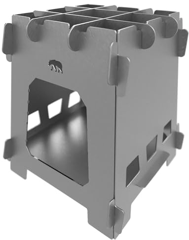 Camping Bären® INOX™ 1mm Edelstahl Feuerbox mit wasserdichter Tasche