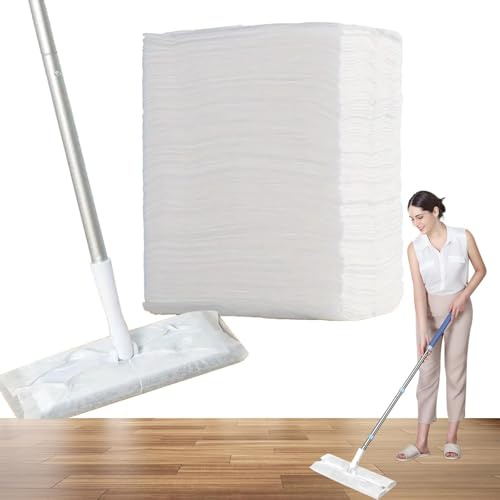 Trockene Wischmopp-Pads, große Bodentücher, Kehrtücher, Haustierkehr-Nachfüllungen, Staubtücher, weiche Staubwedel-Nachfüllungen, quadratische Wischtücher, 19,8 x 29 cm (Stück), für die meisten