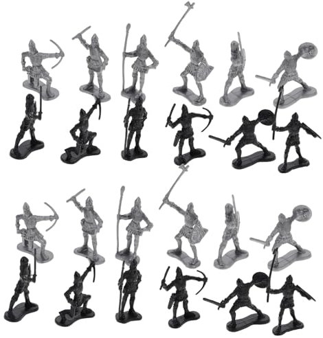 JOINPAYA 60stücke Teiliges Mittelalter Soldaten Spielset Aus Langlebigem Kunststoff Mit Detailreicher Gestaltung Inklusive Römischer Ritter Und Reiterfiguren Historisches Soldatenmodell