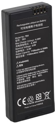 Flugbatterie, 1100mAh 3.8V Hohe Kapazität Robuster Akku für Fernbedienung Drohnen Zubehörteil