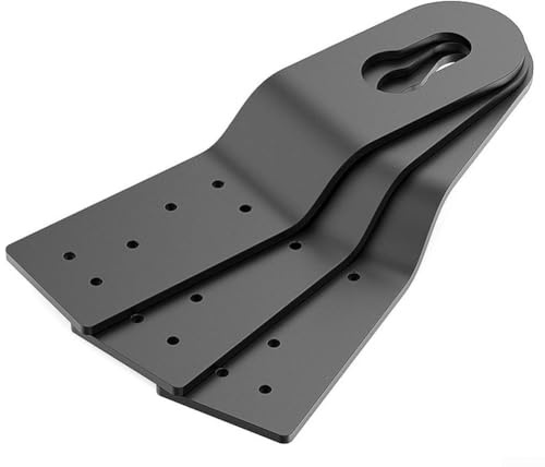 Ancrage de sécurité de toit, support de montage en alliage d'aluminium noir, équipement de protection contre les chutes pour bâtiment à ossature en bois