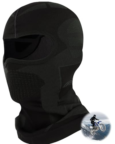 jwtyu Sturmhaube Motorrad und Fahrrad Balaclava 1 Stück sturmhauben | Wintermaske Geeignet für Motorradfahren Radfahren Skifahren Outdoor Unisex