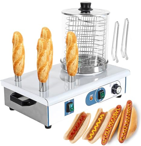 XNYXLPP Hot Dog Steamer,Sausage Roller Machine, Stainless Steel Maker,Adjustable Temperature,For Restaurants,breakfast Shop