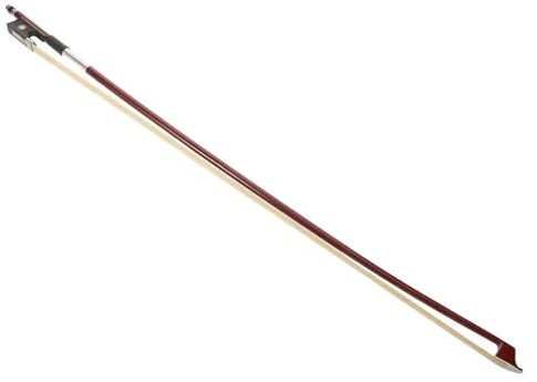 Handgefertigte Geigenbögen Holz Violinbogen mit Ebenholzfrosch und Design halbe Größe Pferdehaar gerade für Studenten und Anfänger