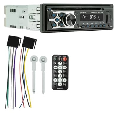 Lettore DVD/CD/VCD universale for auto 1 Din AI Voice BT USB TF Ingresso AUX Radio RDS Localizza un'auto Protezione cablaggio EQ Autoradio(SWM 5016)