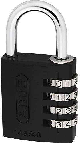 Abus Cadenas à Combinaison en Aluminium 145/30 Noir