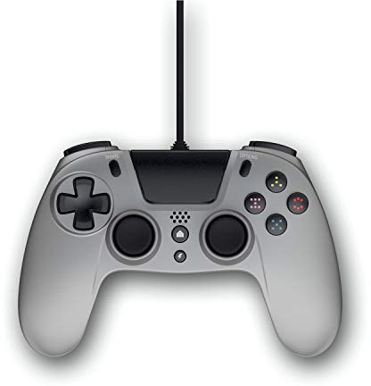 Gioteck - Mando con cable color Titanium Gioteck VX-4 (PlayStation 4)