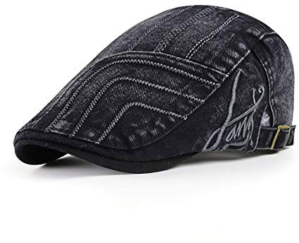 Adantico Herren Baumwolle Schirmmützen Flat Cap