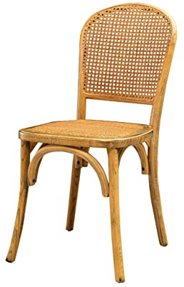 Biscottini Sillas de comedor Thonet beige L42XPR50XH89 - Sillas de cocina - Sillas de comedor shabby - Sillas cocina madera - Sillas de salón