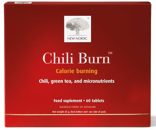 New Nordic Fat Burner, 1 Month Supply, Supports Slimming & Weight Loss with Yerba Mate & Green Tea for Women & Men, 60 Tablets