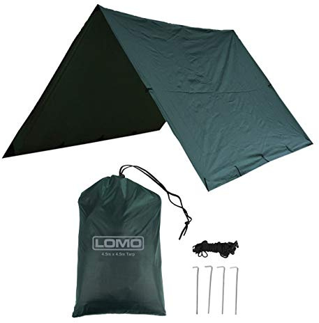 Lomo 4.5m x 4.5m Tarp Bushcraft Survival Bivi Shelter