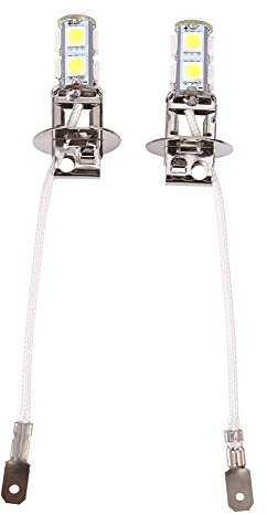 Lámparas LED H3 5050 para Luces Antiniebla SMD 6500K Frío Compatible con la Mayoría de Vehículos DC 12V Larga Duración y Bajo Consumo Energético