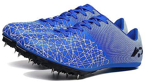 StoyRb Leichtathletik-Spike-Schuhe, Laufschuhe, Sprint-Schuhe, Leichtathletik-Schuhe, atmungsaktive, leichte Sportschuhe,B,38
