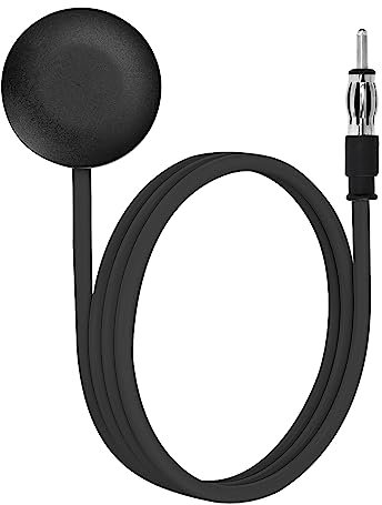 Nelawya Auto Radio Antenne FM Windschutzscheibe Antenne Universal FM Auto Antennen mit DIN Stecker 3M Verlängerungskabel für Fahrzeug LKW SUV Radio Stereo