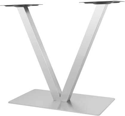 EurHomePlus V-Form Tischbeine Edelstahl DIY Tischfuß Tischuntergestell Tischfuß Tisch Gestell Set 70cm