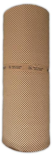 Rouleau Papier Bulle Kraft monocouche 120 g/m², 100cm de hauteur x 70 mètres de longueur et 25cm de diamètre pour calage et protection de contenu de colis.