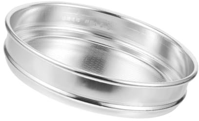DECOMELODY Colador De Malla Redonda De Metal Para Granos y Arroz Sieve Manual Para Cocina Herramienta Duradera y Versátil Para Muestreo De Alimentos y Filtrado De Ingredientes