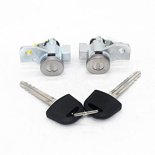 MEXWLOP 2 Stück Links rechts Türschlosszylinder-Schlüsselsatz Holden, for Isuzu, 2002–2010 Rodeo DMAX D-MAX Denver 2003–2011 8973765610 8973765620 Schließsystem für Fahrzeugtüren
