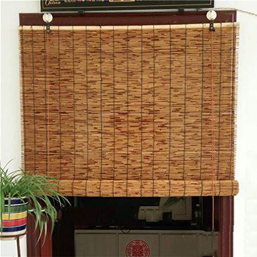 Tapparelle romane in bambù per esterni, ecologiche, 110 x 130 cm