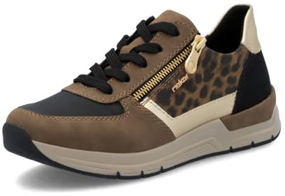 Rieker Damer låga sneakers 58902, halvskor för kvinnor, lös insats