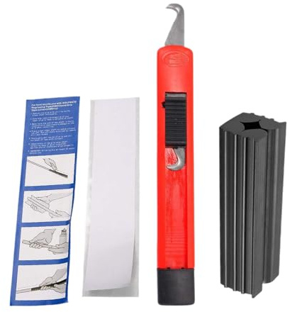 Kit de grips de golf - Ruban adhésif double-face de remplacement avec cutter, pince en caoutchouc antidérapante pour la réparation des clubs, outil d'assemblage robuste | Réparation d'équipements d'en
