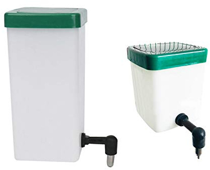 Destinely Sippy Water Bottle, Rolling ball type water drinker, Rabbit drinking trough with anti-drip water dispenser, Best Water Bottle for Small Pet/Bunny/Ferret/Hamster/Guinea Pig/Rabbit - 1 litres