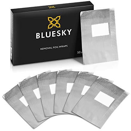 Bluesky 50 Nail Foil Wraps For Gel Nails Removal, Gel Nail Polish Remover, Extra Absorbent Pads, Use With Acetone To Soak Off Gel Polish