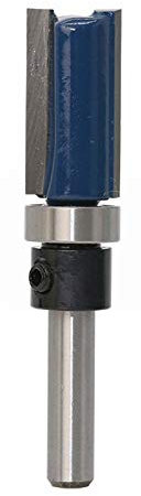 ExcInter 1/4 Inch Shank Flush Trim Pattern Router Bit Template Router,1/4x1/2x25,Woodworking Top Bearing Milling Tools for Wood Hardwood Particleboard MDF