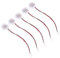 Zerodeko 5pcs Fogger Machine Led Mist Sprayer Oul Ultrasonic Fog Maker Mister Electrical Model Train Smoke Generator Diffuser 16mm Ceramic Disc Pond Fogger White Ceramics Aquarium