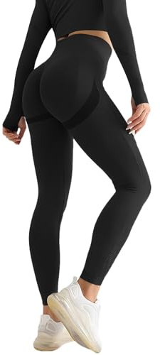 Zilams Mallas Deporte Mujer Cintura Alta Leggings Mujer Push Up Fitness