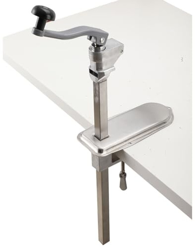 Lfhelper Heavy Duty Tin Opener, Bench Can Opener, Stainless Steel Desktop Can Opener for Commercial Kitchen Hotel Food Factory