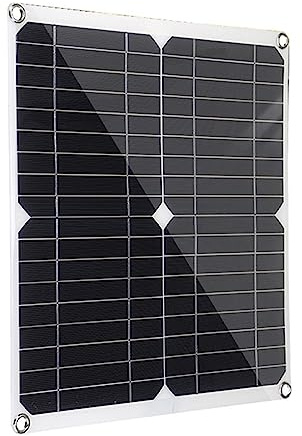 nmbhus 100W/200W Portable Solar Charger USB DC Solar Panel For Cell Phone Battery Charger Power Bank Outdoor Camp Hiking Travel Home(200W Solar Panel)