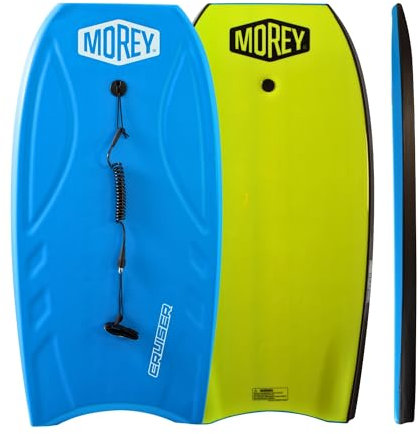 MOREY® Boogie Boards for Beach. Cruiser Bodyboard; 42.5 in Full Size Body Boards for Beach, for All Skill Levels, Engineered with HDPE Slick Bottom for Speed & Front Deck Contours to Grip. 2026 Model.
