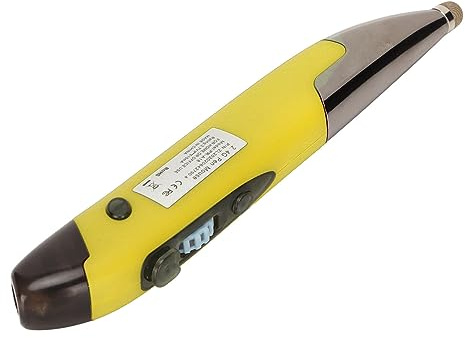Ausla Souris à Stylet sans Fil, Souris à Stylet Optique Rechargeable avec pour PC et Ordinateur Portable, Conception Portable pour Une portabilité Facile Lors des Réunions et des Cours (Yellow)