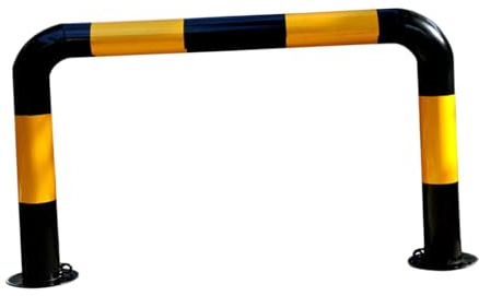 U-förmiger Parkstopper, Gut Sichtbare Parkhilfe, Abnehmbarer LKW-Parkschutzstoßfänger, Rohrstärke 0,15 Cm(100x60x8.9cm)