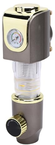TICFOX Filtre à eau à sédiments pour toute la maison, 3/4 po, 8 T/h, 40 microns, réutilisable, jetable, préfiltre à eau à sédiments pour toute la maison, pour eau