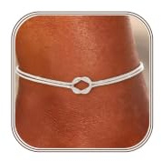 ZHESHY Fußkettchen Damen Silber 925 Gold Wasserfest Fussketten für Frauen | 18K Vergoldet Verstellbar Fußkette mit Herz Zirkon Kleeblatt,Knoten Schlangenkette,Sommer Schmuck Boho Strand Geschenke