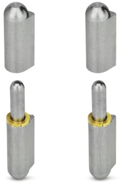 Ganter Normelemente, Scharniere aushängbar, 2 Stück, zum Anschweißen, Stahl, 80mm, GN 128-80-ST
