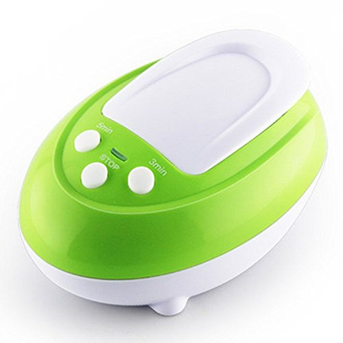Cgoldenwall Nettoyant pour lentilles de contact, portable à ultrasons pour lentilles de contact Cleaner Kit soin quotidien Plus rapide de nettoyage pour lentilles de contact - vert clair