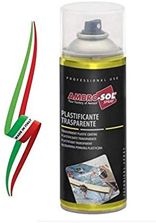 VERNICE PLASTIFICANTE SPRAY FLESSIBILE PROTETTIVA TRASPARENTE 400ml AMBRO-SOL