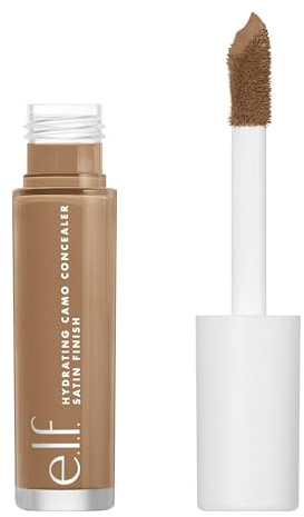 e.l.f. Hydrating Camo Concealer, Satin Finish, Conceals, Corrects & Highlights, Tan Neutral, 0.203 Fl Oz (6mL)