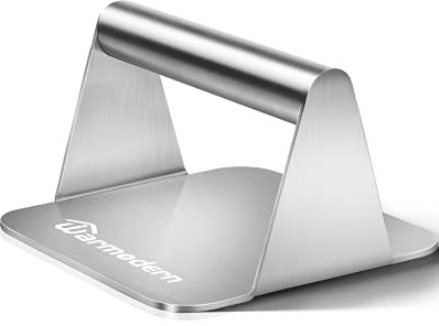 Warmodern Burgerpresse, Edelstahl Antihaft Burger Pattie Presse, Hamburgerpresse Set für Leckere Hamburger, Patties, BBQ, Leicht Zu Reinigen Hilft Beim Auspressen Von Fett