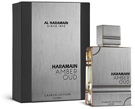 Al Haramain Amber Oud Carbon Edition - Colonia da uomo - Profumo a lunga durata da uomo - Profumo arabo - Colonia da uomo - Profumo Oud - 190 ml