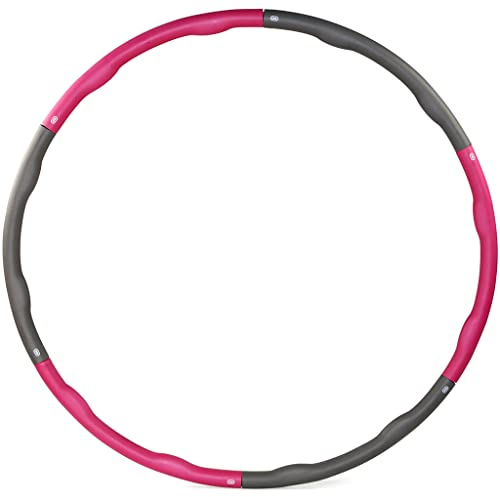 Sporttrend 24® Gymnastikreifen 1,2 kg, 1,5 kg, 1,8 kg | Gewichtsreifen, Bauchmuskeltraining, Fitness, Abnehmbare Segmente