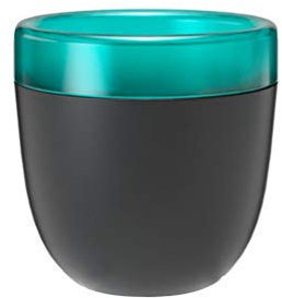 Mini-Doppelschicht-Design-Plastik-Blumentopf, Selbstbewässernder Pflanzer Usambaraveilchen-Töpfe Automatischer Blumentopf Doppelschicht-Design-Blumentopf für Büro-Hausgartenarbeit (Schwarz)